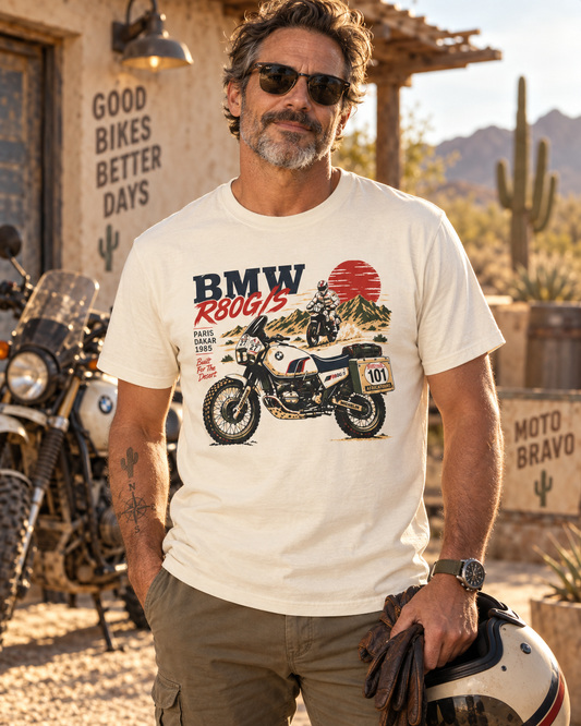 BMW R80 G/S — Paris Dakar ’85 Tee